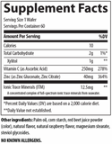 Zinc + Vitamin C Chewable Raspberry Flavor 60 Chewable Wafers