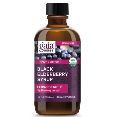 Gaia Pro Black Elderberry Syrup - Extra strength