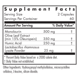 Humic-Monolaurin Complex 120 Capsules