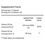 K2-D3 5000 60 Capsules