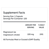 Magnesium Citrate 120 Capsules