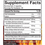 MycoBotanicals® Brain* 60 Capsules