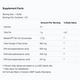 Omega MonoPure® 1300 EC 120 Softgels