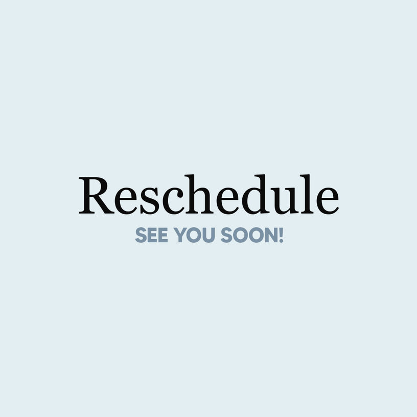 Reschedule appointment