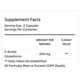 S-Acetyl Glutathione 60 Capsules