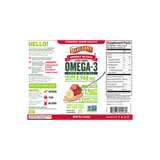 Omega-3 Vegan Strawberry Banana Smoothie 16 oz