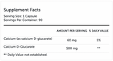 Calcium D-Glucarate 90 Capsules