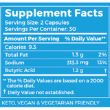 Sodium Butyrate 60 Capsules