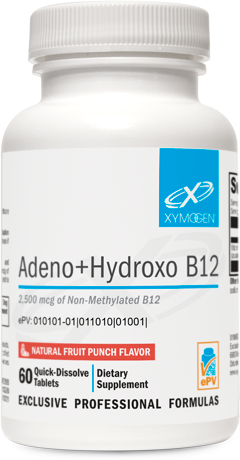 Adeno+Hydroxo B12 Natural Fruit Punch Flavor 60 Tablets – Farmacy.com