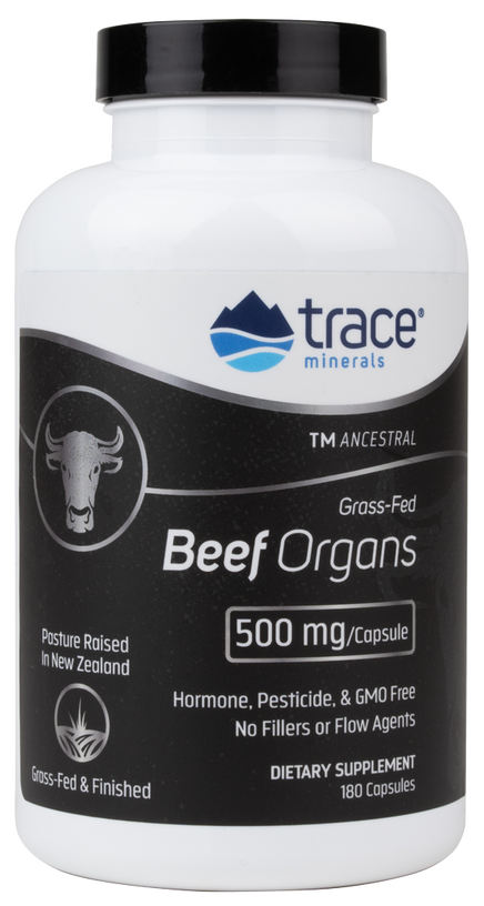 Beef Organs 500 mg 180 Capsules