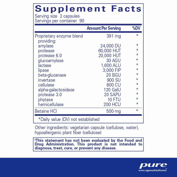 Digestive Enzymes Ultra with Betaine HCl